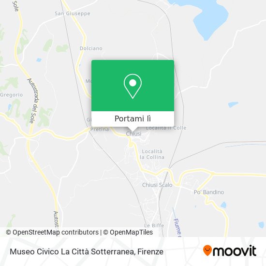 Mappa Museo Civico La Città Sotterranea