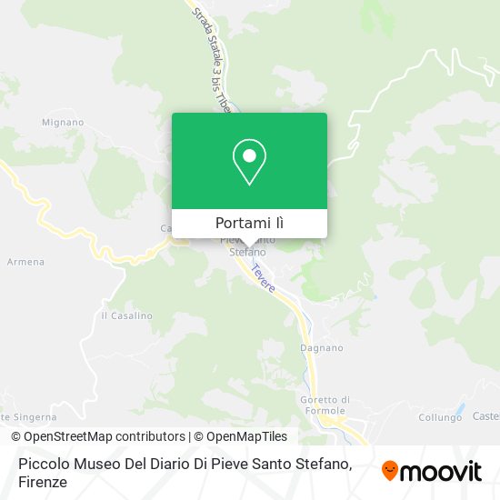 Mappa Piccolo Museo Del Diario Di Pieve Santo Stefano