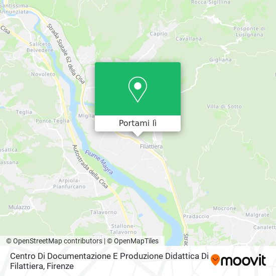 Mappa Centro Di Documentazione E Produzione Didattica Di Filattiera