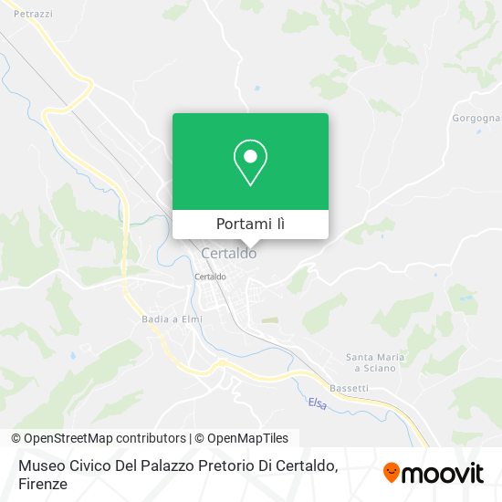 Mappa Museo Civico Del Palazzo Pretorio Di Certaldo