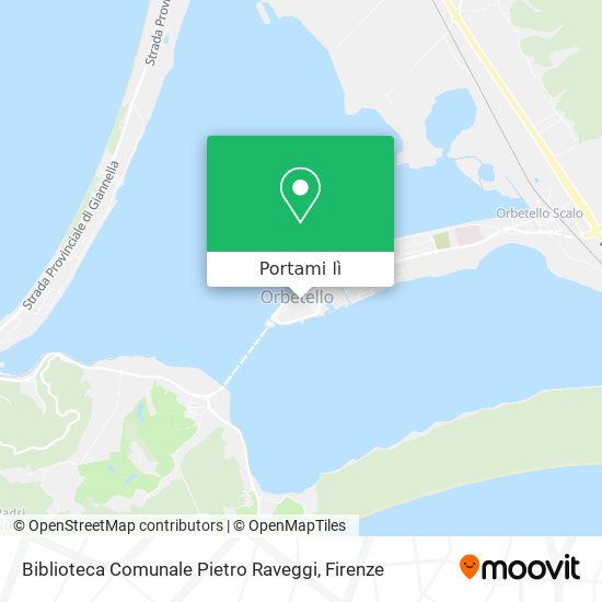 Mappa Biblioteca Comunale Pietro Raveggi