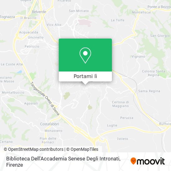 Mappa Biblioteca Dell'Accademia Senese Degli Intronati