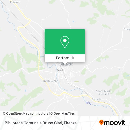 Mappa Biblioteca Comunale Bruno Ciari