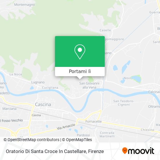 Mappa Oratorio Di Santa Croce In Castellare