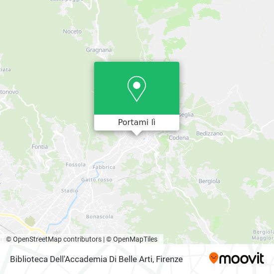 Mappa Biblioteca Dell'Accademia Di Belle Arti