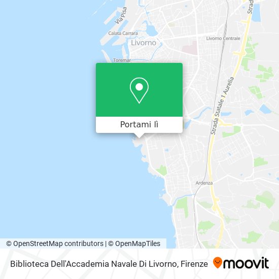 Mappa Biblioteca Dell'Accademia Navale Di Livorno
