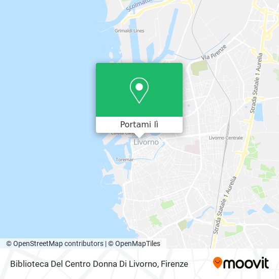Mappa Biblioteca Del Centro Donna Di Livorno