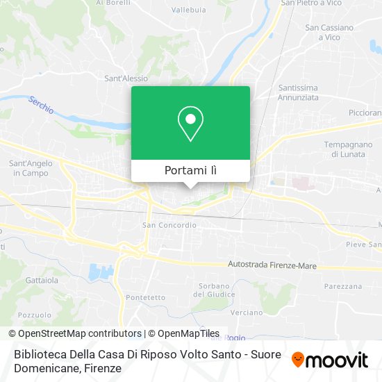 Mappa Biblioteca Della Casa Di Riposo Volto Santo - Suore Domenicane