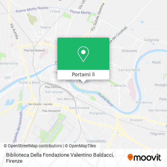 Mappa Biblioteca Della Fondazione Valentino Baldacci