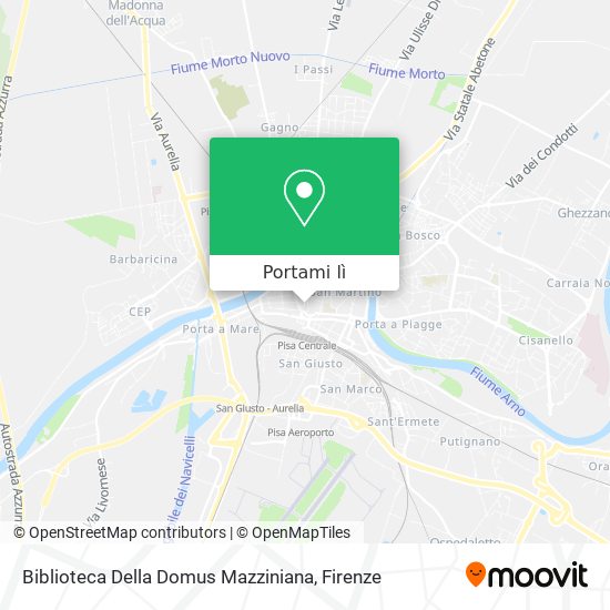 Mappa Biblioteca Della Domus Mazziniana