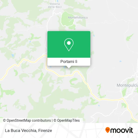 Mappa La Buca Vecchia
