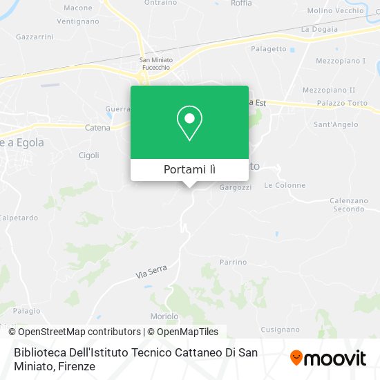 Mappa Biblioteca Dell'Istituto Tecnico Cattaneo Di San Miniato