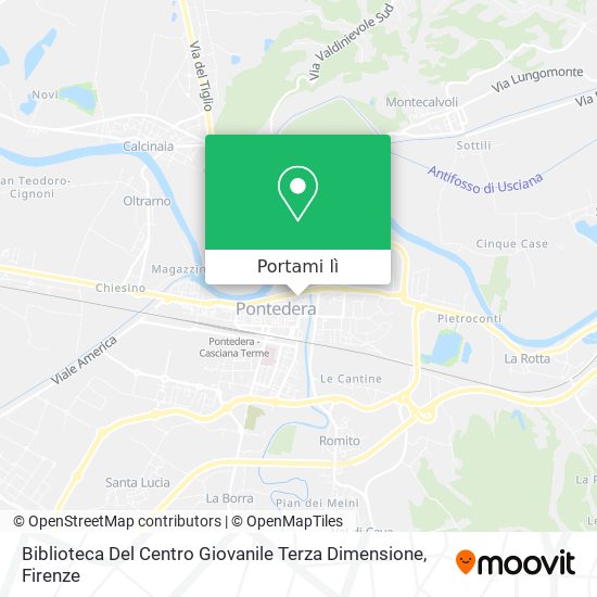 Mappa Biblioteca Del Centro Giovanile Terza Dimensione