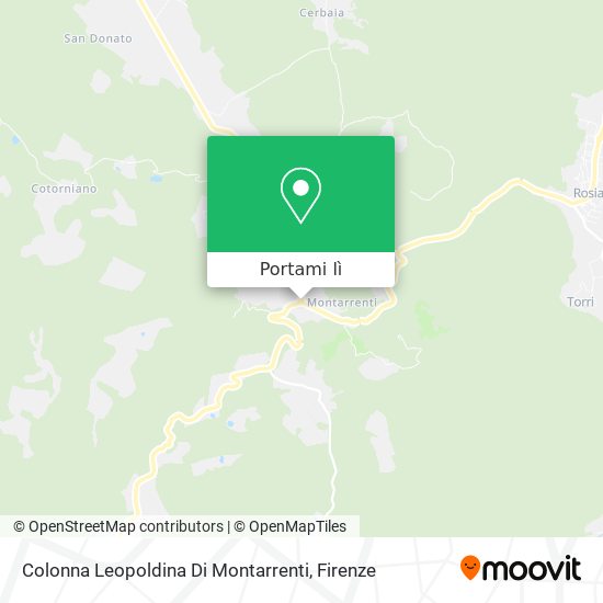 Mappa Colonna Leopoldina Di Montarrenti