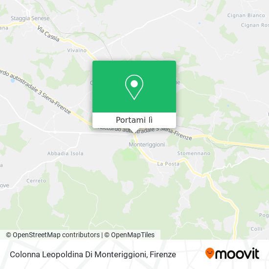 Mappa Colonna Leopoldina Di Monteriggioni