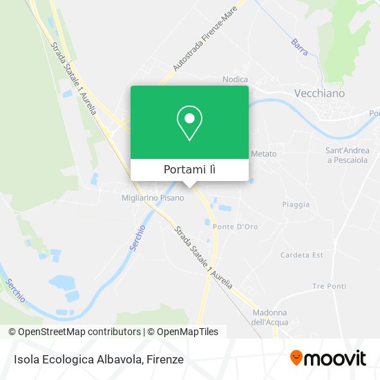 Mappa Isola Ecologica Albavola