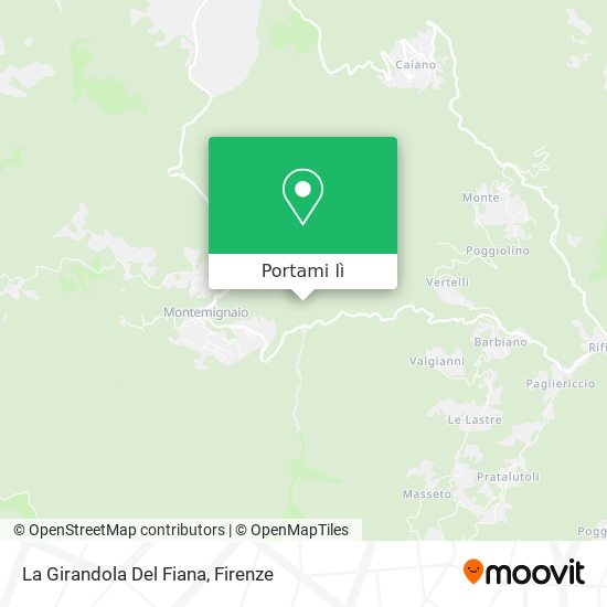Mappa La Girandola Del Fiana