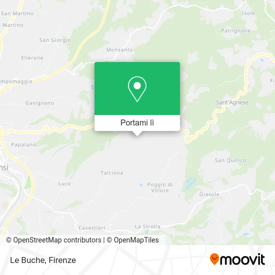 Mappa Le Buche