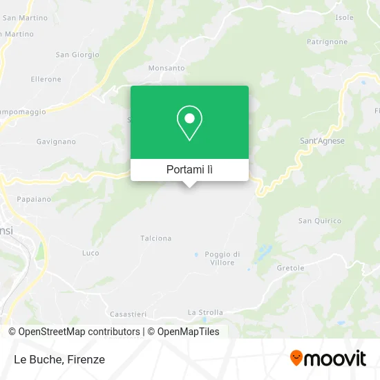 Mappa Le Buche