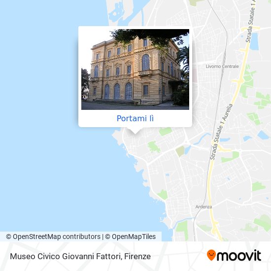 Mappa Museo Civico Giovanni Fattori
