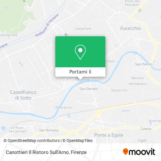 Mappa Canottieri Il Ristoro Sull'Arno
