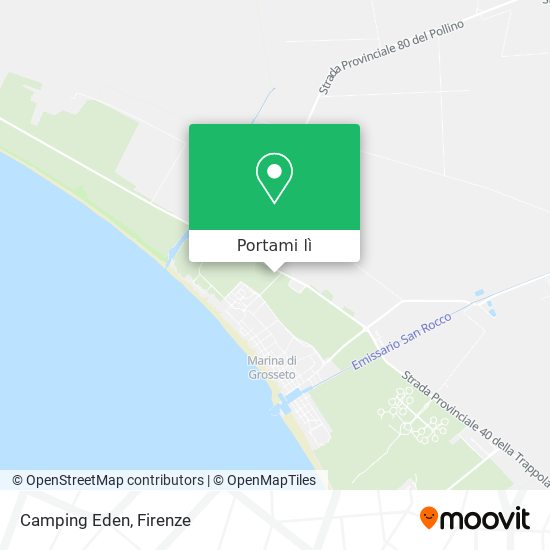 Mappa Camping Eden