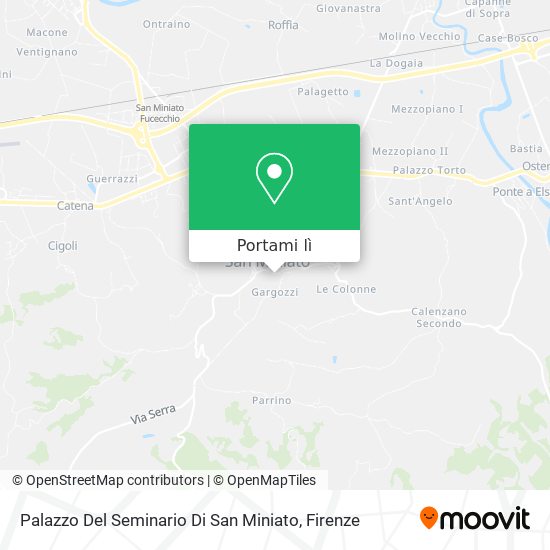 Mappa Palazzo Del Seminario Di San Miniato
