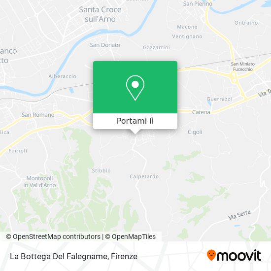 Mappa La Bottega Del Falegname