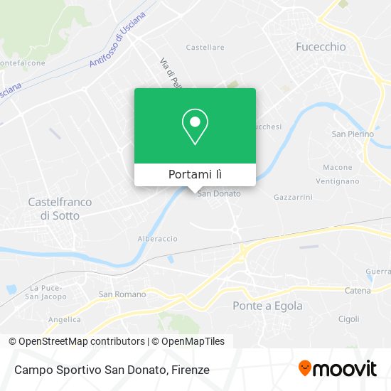 Mappa Campo Sportivo San Donato