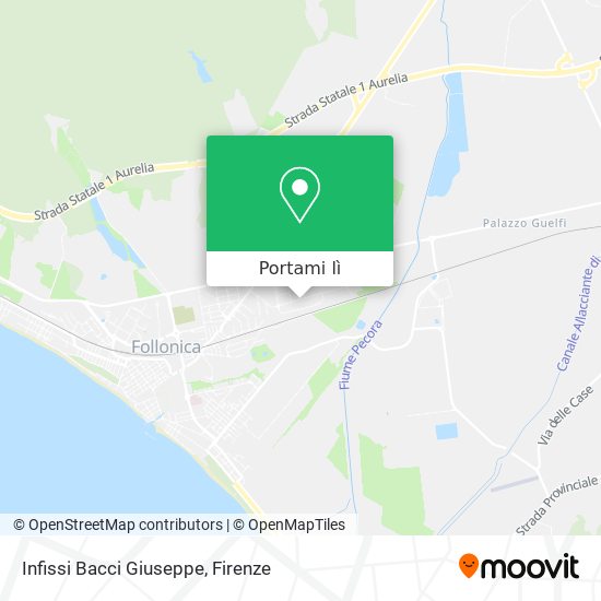 Mappa Infissi Bacci Giuseppe
