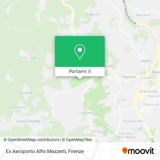 Mappa Ex Aeroporto Alfio Mezzetti