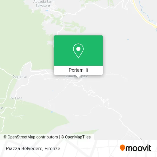 Mappa Piazza Belvedere