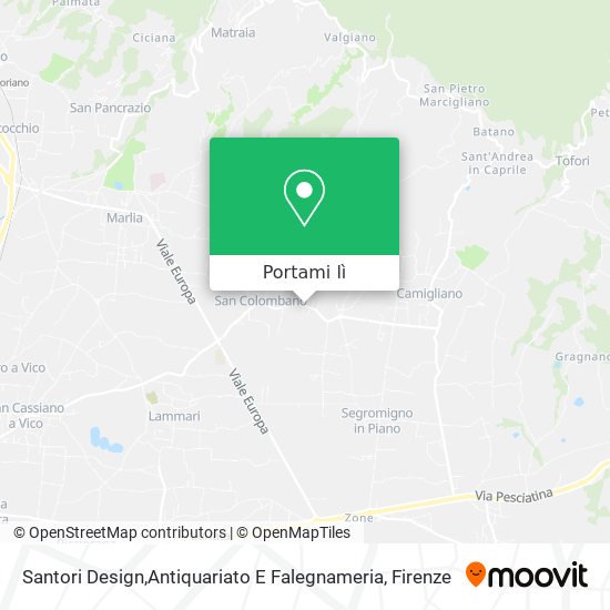 Mappa Santori Design,Antiquariato E Falegnameria