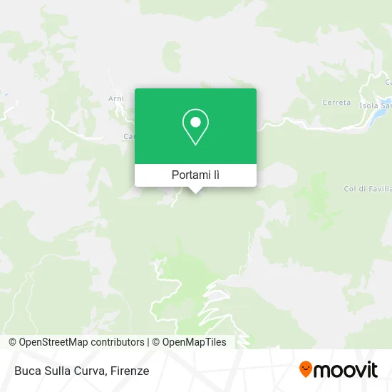 Mappa Buca Sulla Curva