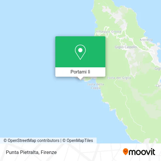 Mappa Punta Pietralta