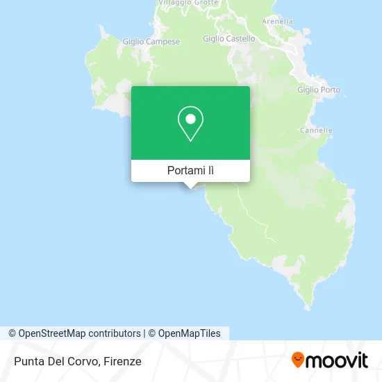 Mappa Punta Del Corvo