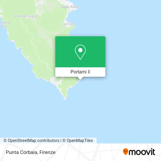 Mappa Punta Corbaia