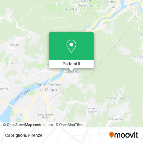 Mappa Caprigliola