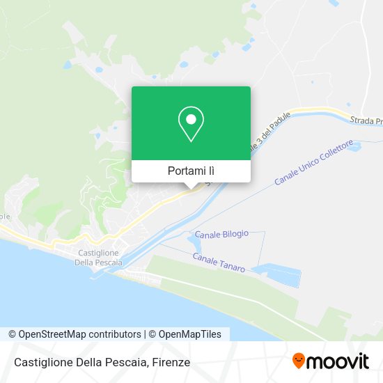 Mappa Castiglione Della Pescaia