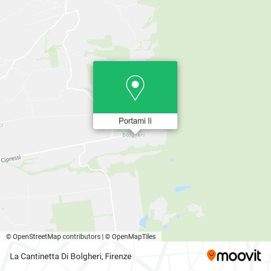 Mappa La Cantinetta Di Bolgheri
