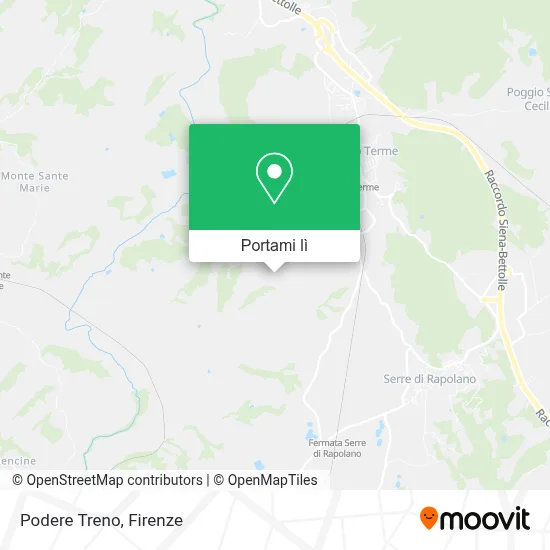 Mappa Podere Treno