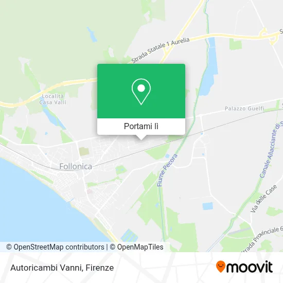 Mappa Autoricambi Vanni