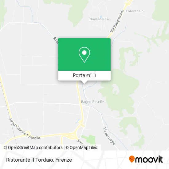 Mappa Ristorante Il Tordaio