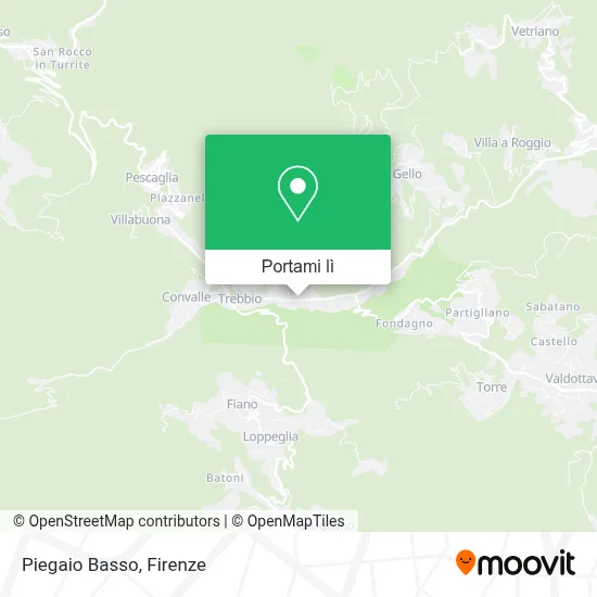 Mappa Piegaio Basso