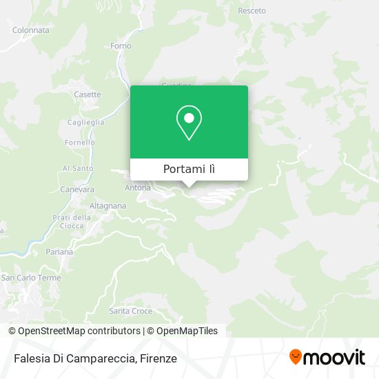 Mappa Falesia Di Campareccia
