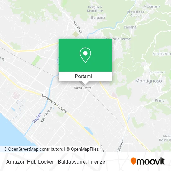 Mappa Amazon Hub Locker - Baldassarre