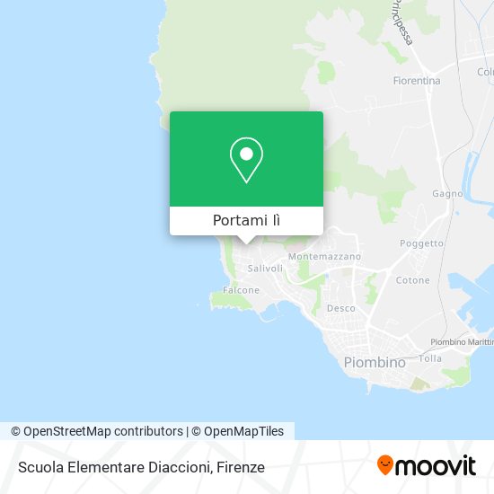 Mappa Scuola Elementare Diaccioni