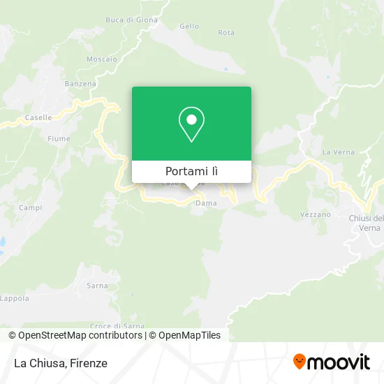 Mappa La Chiusa