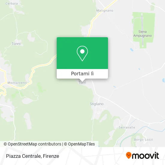 Mappa Piazza Centrale