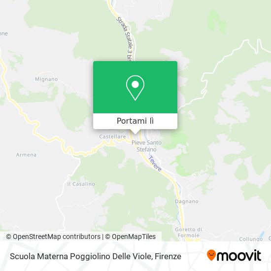 Mappa Scuola Materna Poggiolino Delle Viole